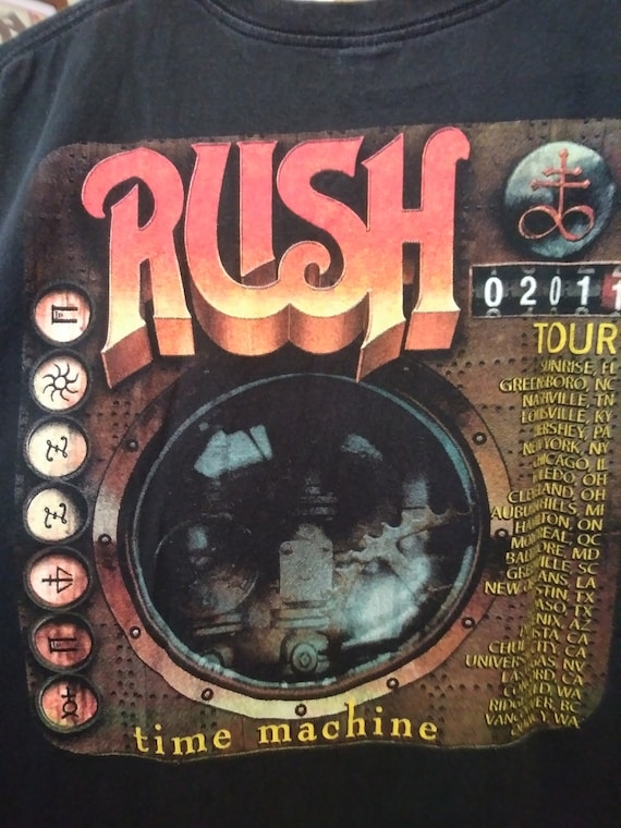 Rush Time Machine 2011 Tour Zip Hoody Sweatshirt