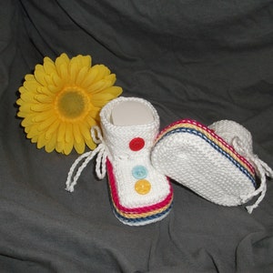 gestrickte Babyschühchen Tausendsassa Bild 3