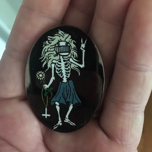 Ween Pin Daisybud Jerry Garcia&#39;s guitar batt cover mash-up