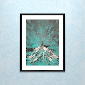 The Cunning Work of Frost - original Silmarillion painting