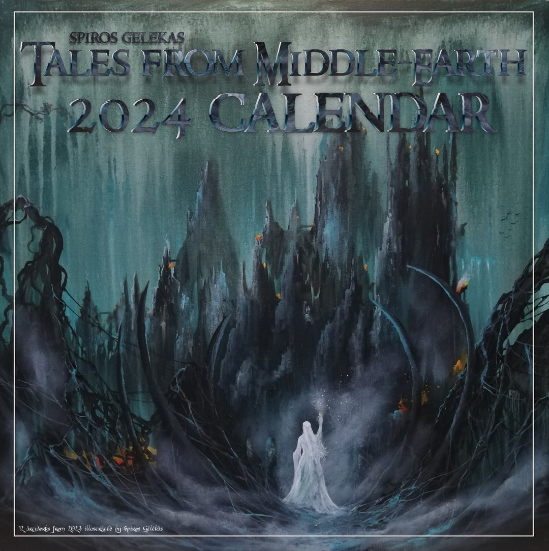 Middleearth Calendar 2024 Limited 50 Copies Etsy UK