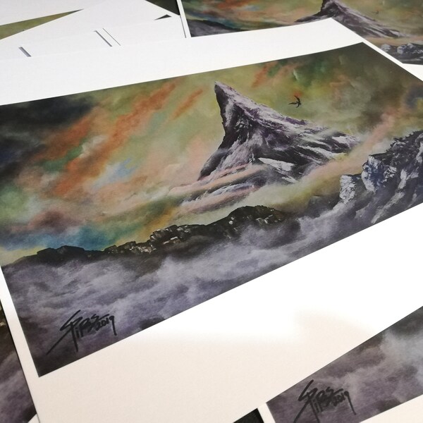 The Hobbit: The Lonely Mountain limited print