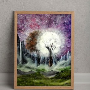 Trees of Valinor - The Silmarillion limited print