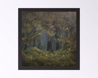 King of the Elves of the Wood - beperkte kunstafdruk