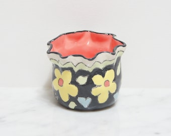 Cha-Cha-Cha- Clay Pot!  Decorative Collectible Planter