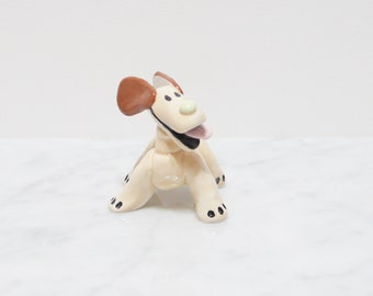 Decorative Collectible Clay Dog - Whip!