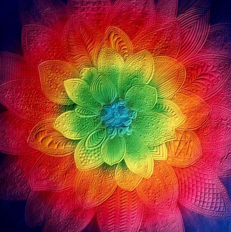 Dream Big gorgeous wall hanging RAINBOW image 0