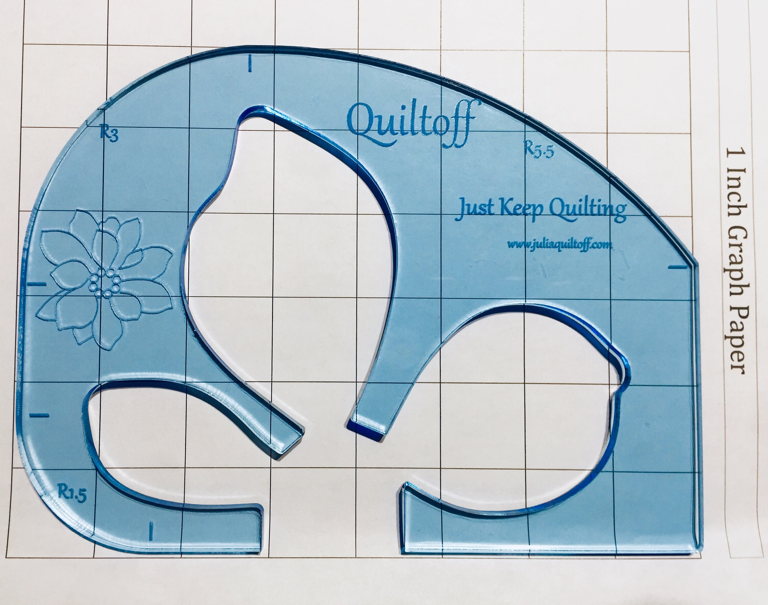 Petal Feather Quilting Ruler Flower Etsy Petal Feather Quilting Ruler Flower Etsy