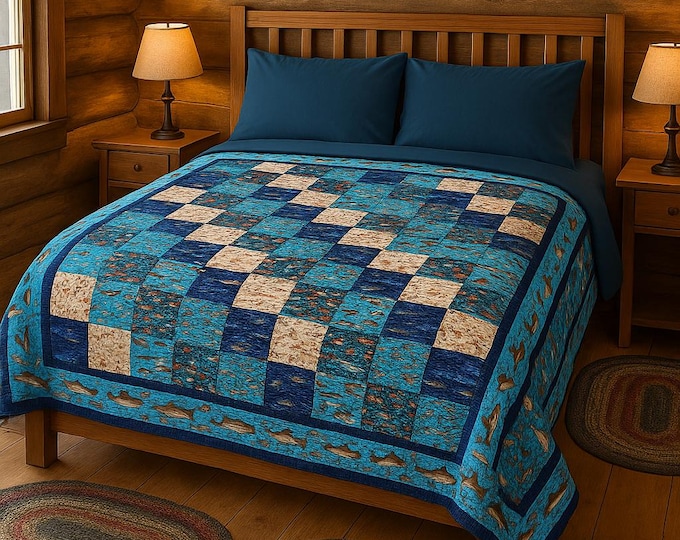 Available now: Fisherman, queen size 90x90