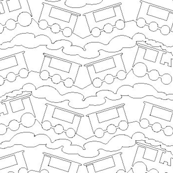 Model Train Quilt Pattern Train Quilt - Etsy
