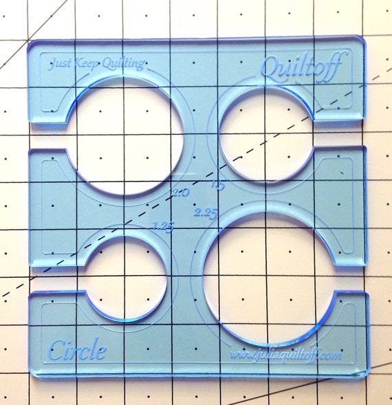 Longarm quilting ruler Circle template Etsy Longarm quilting ruler Circle template Etsy