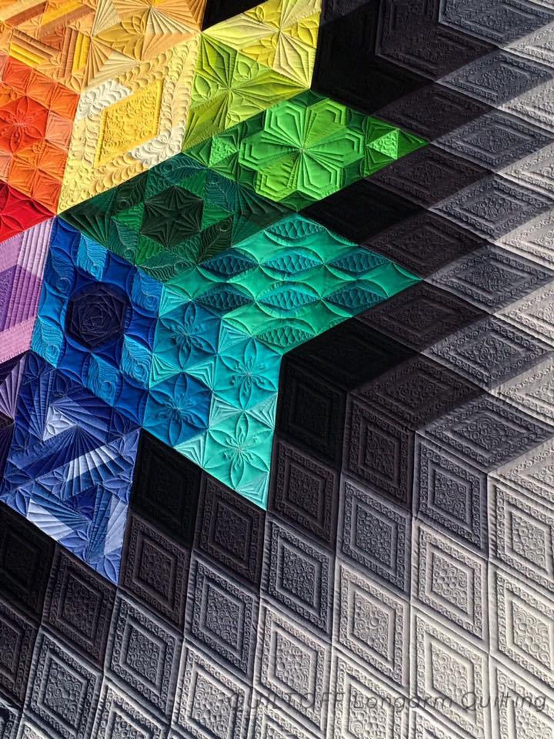 Make to Order: Gravity Quilt, King Size, Super Modern Custom Quilt