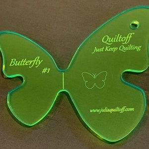 Butterfly Quilting Template