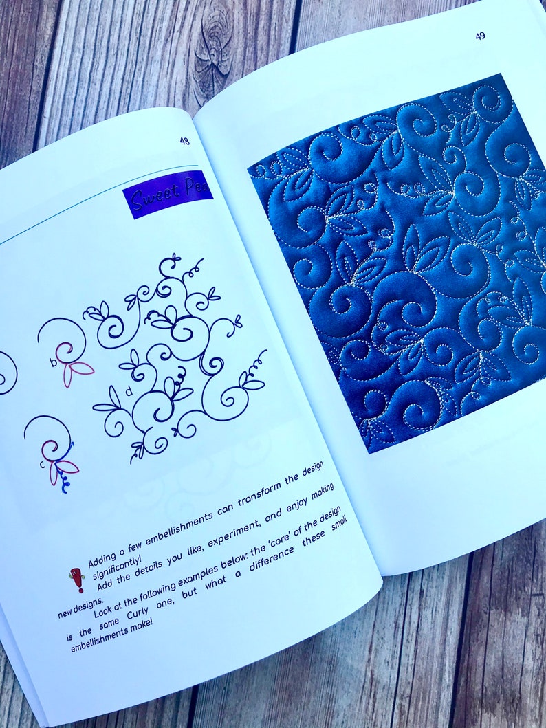 Quilting Manual by Julia Quiltoff Fillers Etsy