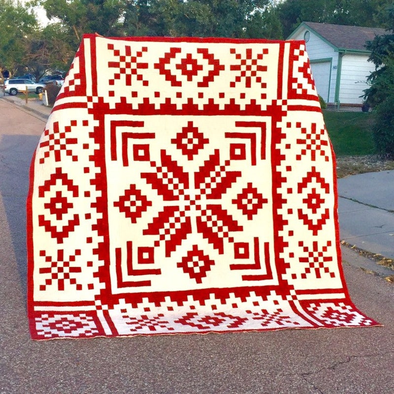 Scandinavian Quilt - Etsy
