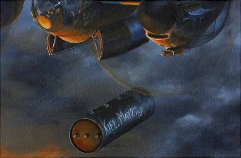 Aviation art print. De Havilland Mosquito. Limited edition Etsy