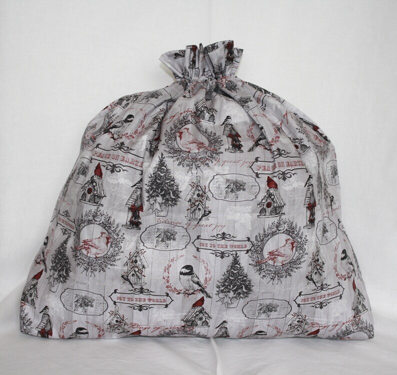 Extra Large Cloth Gift Bags Fabric Gift Bags Reusable Eco Friendly Drawstring Bags