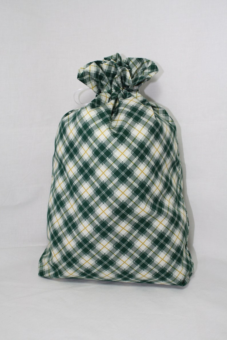 Medium Cloth Gift Bags Fabric Gift Bags Christmas Drawstring Reusable Gift Sacks Gift Bags
