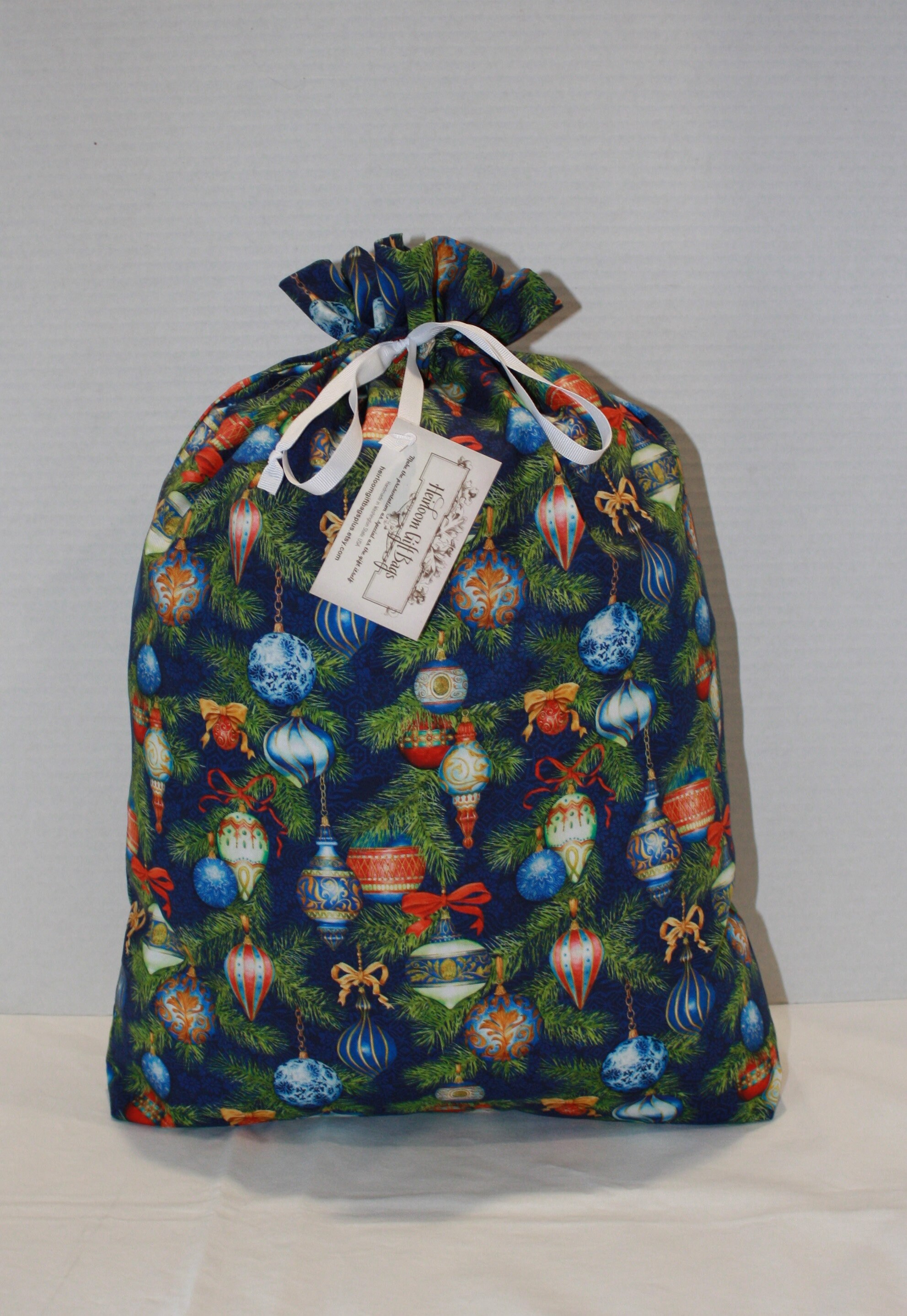 Extra Large Cloth Gift Bags Fabric Gift Bags Reusable Handmade Etsy