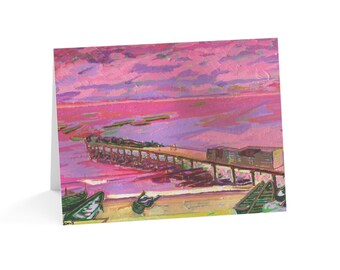 Greeting Cards, Artist note cards, Lighthouse art cards (10, 30, and 50pcs)