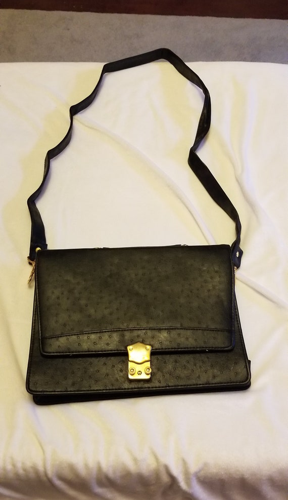 vintage Barganza & Couture Black Handbag