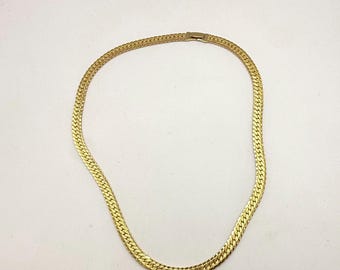 ト*ヤ様 VINTAGE CHAIN 90s Vintage Wide Chunky Textured Gold Plated Chain 18 Inch - Etsy