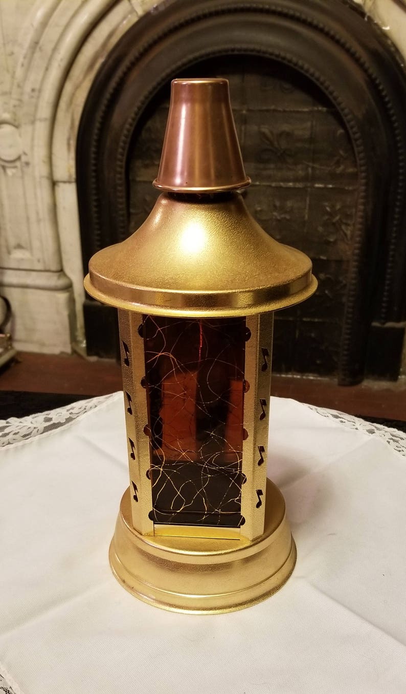 Vintage Musical Decanter Music Notegoldamber Plays for Etsy