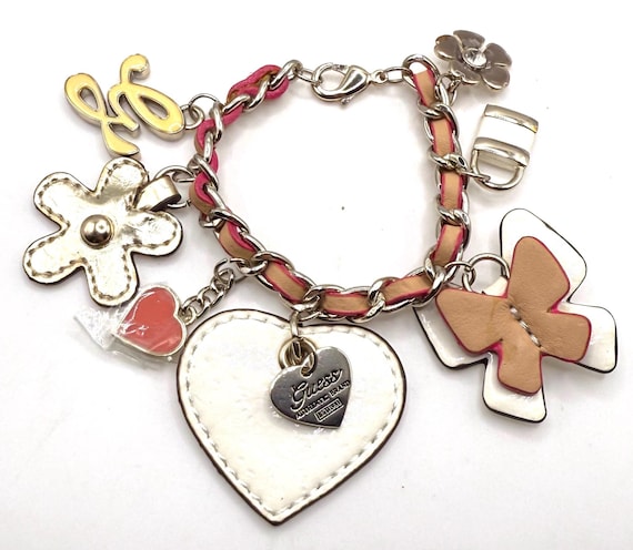 Vintage Y2K Guess Charm Bracelet Chunky - Etsy display picture 2