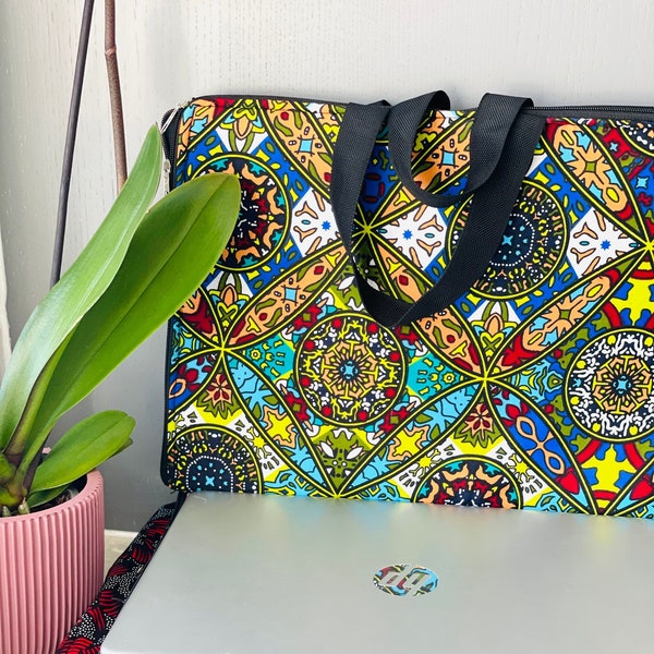 Laptop Case Bag/Laptop Sleeve Case/Handmade Ankara Laptop Cover/ 16 inches Laptop Cover Bag