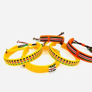 Kenyan  Bracelets/Adjustable Kenya Flag Bracelet/Handmade Kenya Flag Bangle/Friendship Bracelets/String Bands Bracelets
