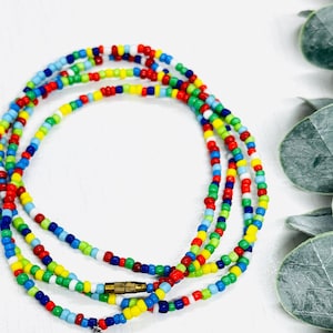 Waist Beads/Weight loss Beads/Body jewellery/Africa Waist Beads/Waist Beads With Chain/African Belly Beads/Waist Chain/Handmade Waist Beads