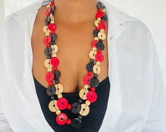 2025 Kpop Trendy Perline Rosse Collane Girocollo Per Le Donne Fiore Maglione Collana A Catena Estetica Autunno Inverno Accessori Gioielli  36