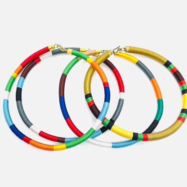 Frauen Faden Choker Halskette/Handgemachte Choker Halskette/Thread Halskette/Afrika Schmuck Halskette/Frauen Choker/Masai Halskette/Choker Schmuck