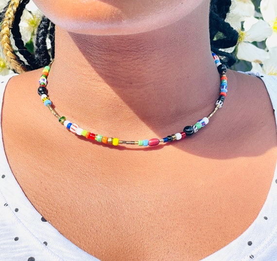 Ethnic Tribal African Kenyan Masai Handmade Glass Bead Etsy