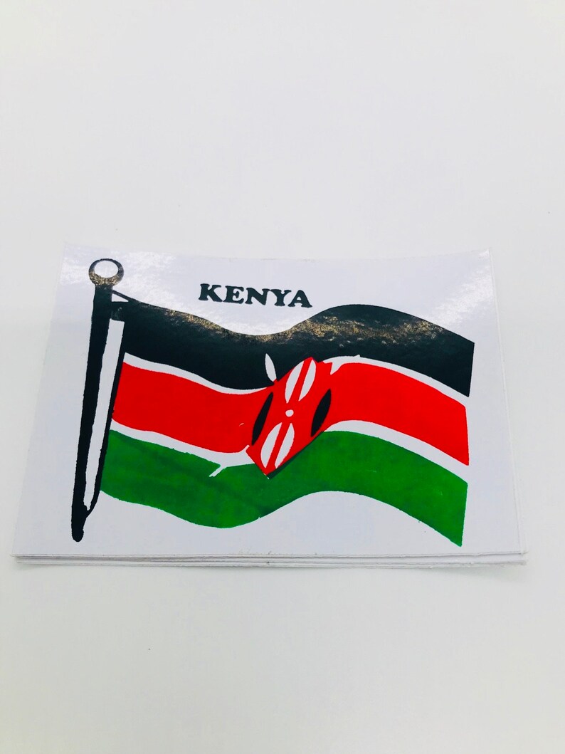 Africa Kenya Stickers/kenya Flag Seal Stickers/car Laptop Etsy UK
