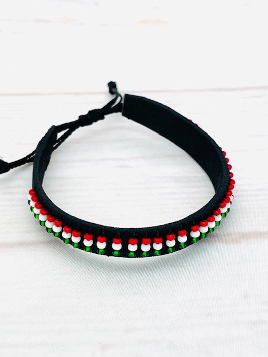 Kenyan Flag Bracelets/adjustable Kenya Flag Bracelet/handmade Etsy