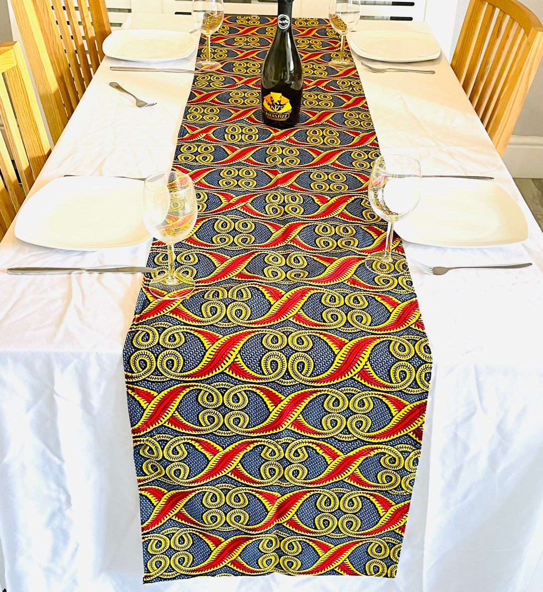 Africa Table runner/handmade Mud Cloth Table Runner/ Ankara Etsy
