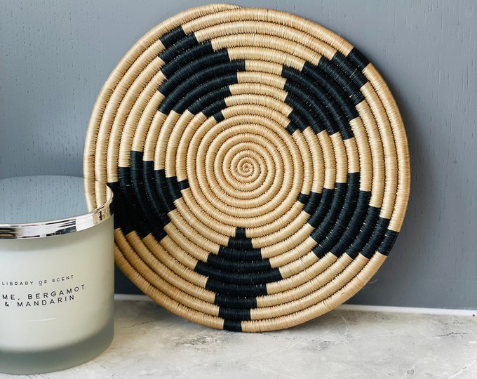Round Handwoven Africa Table Mat/wall Decor Mat/centrepiece for Dinning