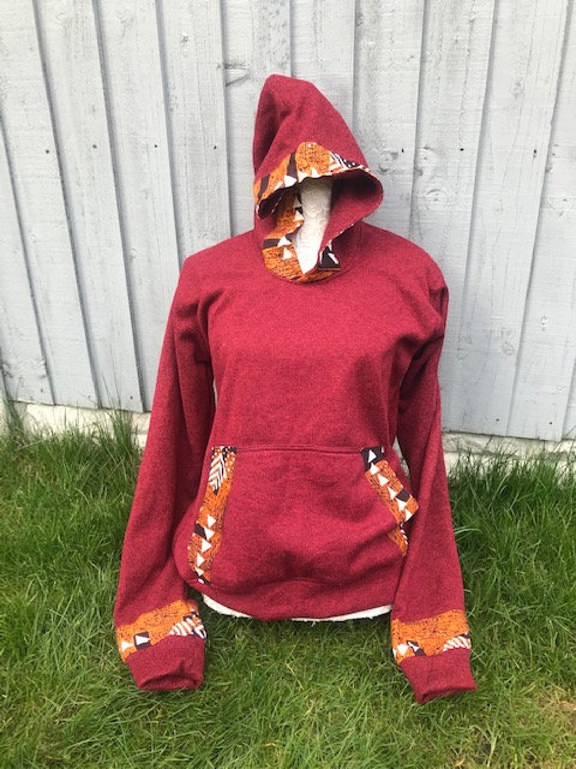 red jumper hoodie