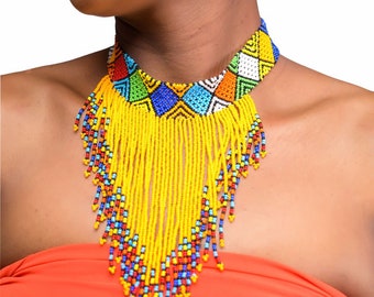 Africa Beads Necklace/Handmade Masai Beads Choker/Beads Choker/Maasai Necklace/Unique Choker Necklace/Africa Jewelry/Women Necklace