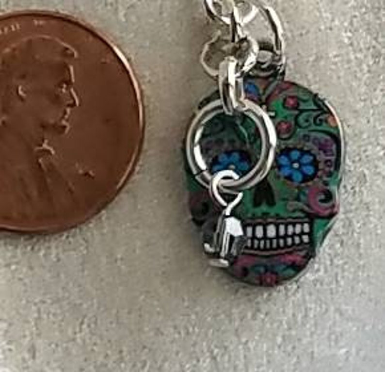 sugar skulls earrings Dia De Los Muertos day of the dead