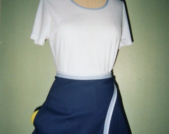 Tennis skirt, women's tennis skirt, activewear, women's golf skirt, athletic workout wear, y2k skirt, mini wrap skirt