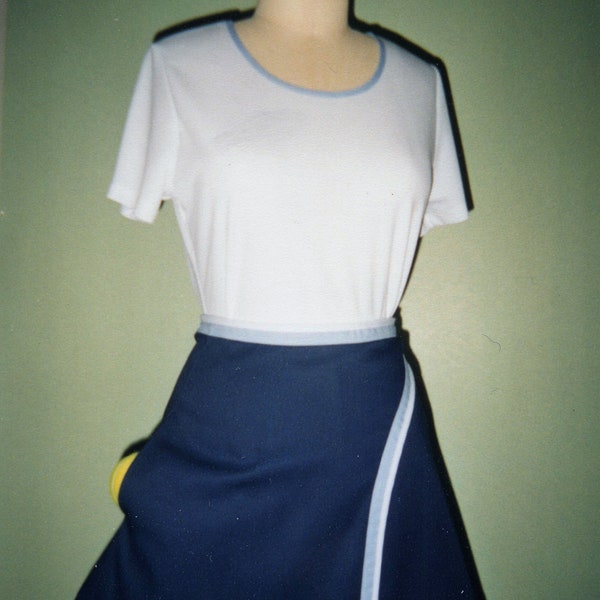 Tennis skirt, women's tennis skirt, activewear, women's golf skirt, athletic workout wear, y2k skirt, mini wrap skirt