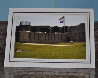 Double Framed Card - Old Fort Popham