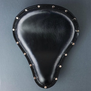 Motorcycle Black Seat, Seat Chopper HandmadeSolo Seat, BobberSeat Chopper Handmade