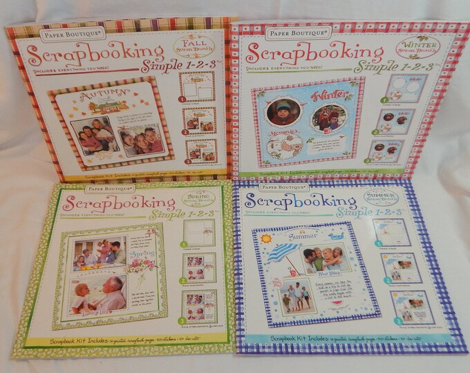SUSAN BRANCH Paper Boutique Scrapbook Kit Stickers Paper Die Cuts