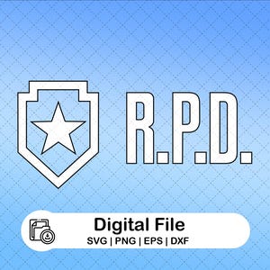 Applique Leon Fichiers PDF & SVG : modèle de cosplay Resident Evil