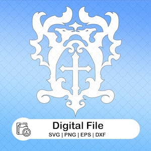 Belmont House Crest SVG: Castlevania Nocturne Cosplay Cut Files (PNG, 300 DPI, 12x12in)