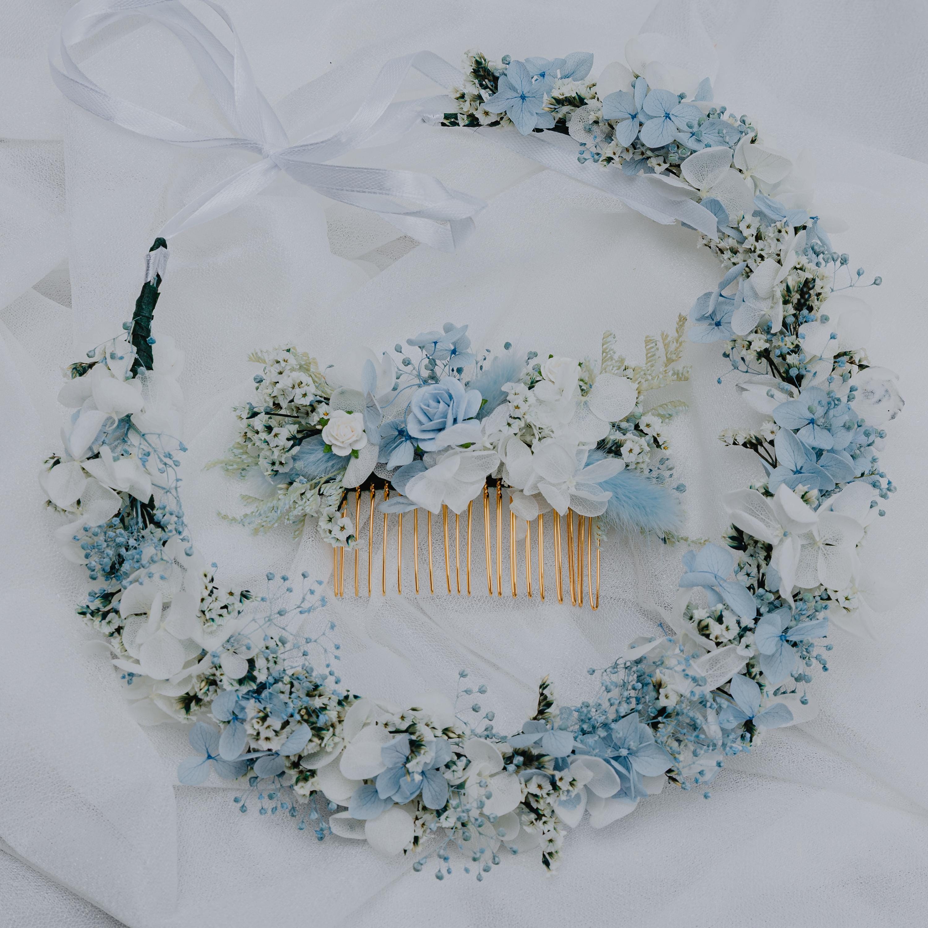 Light Blue Flower Headband - Etsy display picture 2