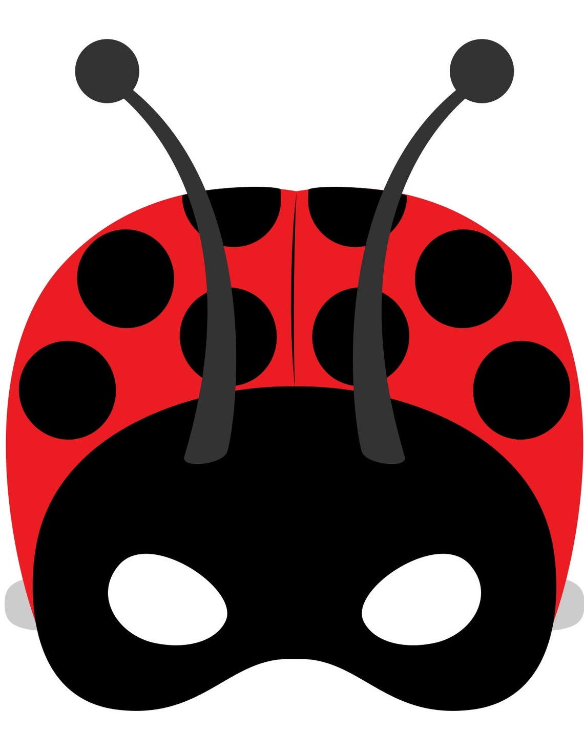 Paper Bugs Masks for Kids, Role Play Sheet Mask Insect Animal, Ladybug ...